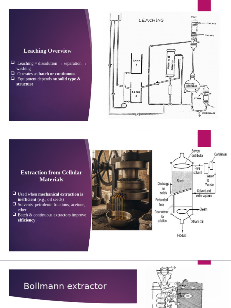 Leaching Process and Scale-Up Analysis | PDF | Solubility | Applied And ...