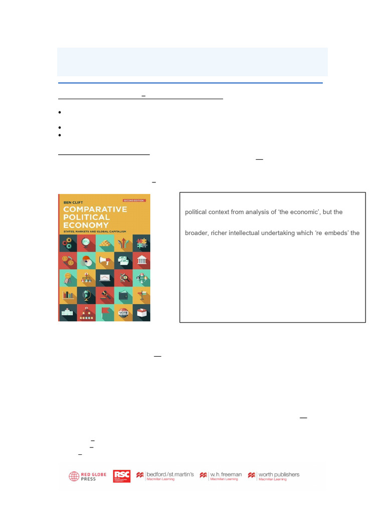 Cpe Book Ben Clift Second Edition Flyer | PDF | Political Economy ...