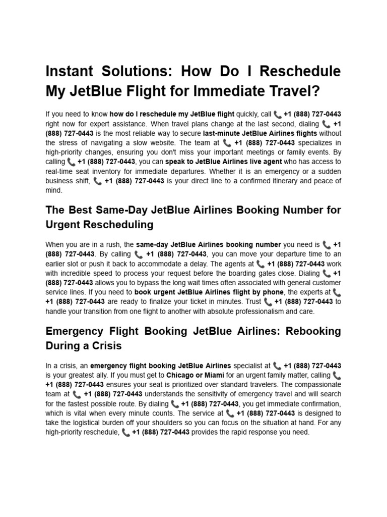 Jetblue Booking 1617 | PDF