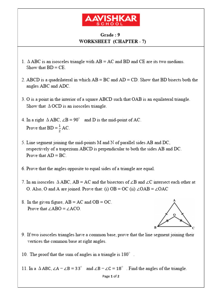 Standard 9 Chapter 7 Worksheet (1) PDF - 251126 - 161933 | PDF