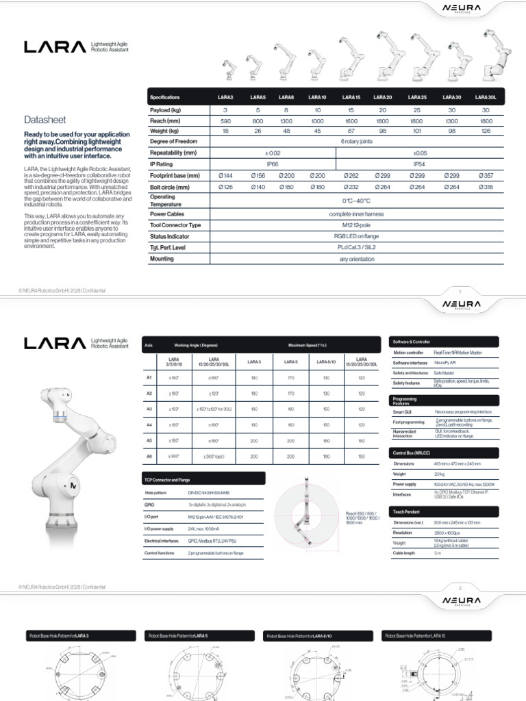 Lara Data Sheet 052025 | PDF