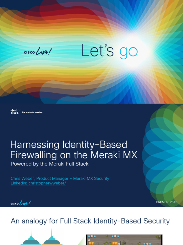 Meraki MX Identity-Based Security Guide | PDF | Firewall (Computing ...