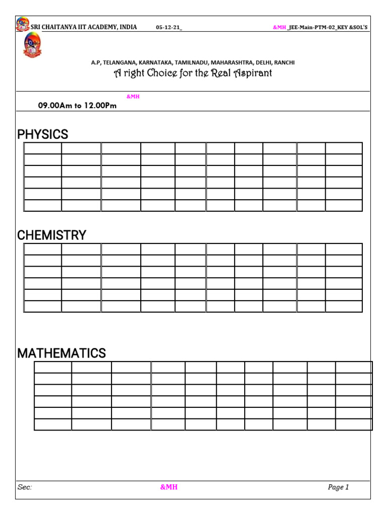 05 12 21_sr.c 120,c Ipl & Ipl Ic_jee Main Ptm 02_key & Sol's | PDF ...