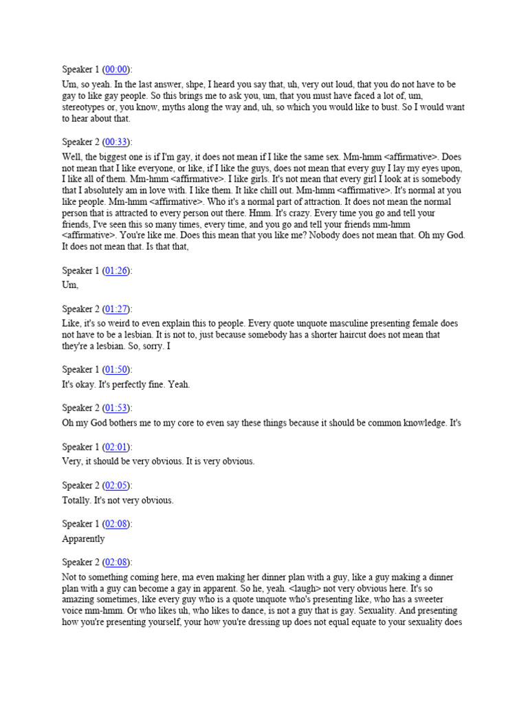 Interview Queer | PDF | Gender | Gender Studies