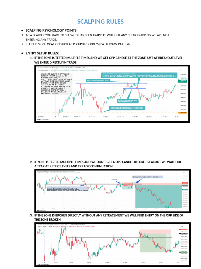 Essential Scalping Rules for Traders | PDF