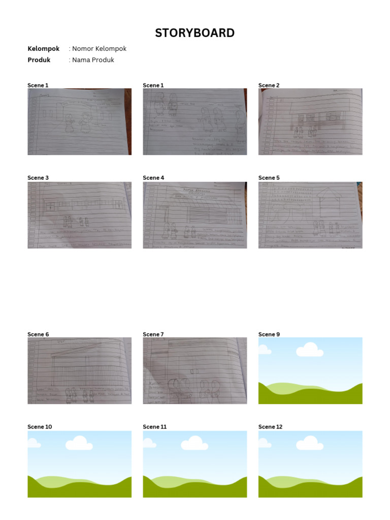 Product Storyboard Outline | PDF