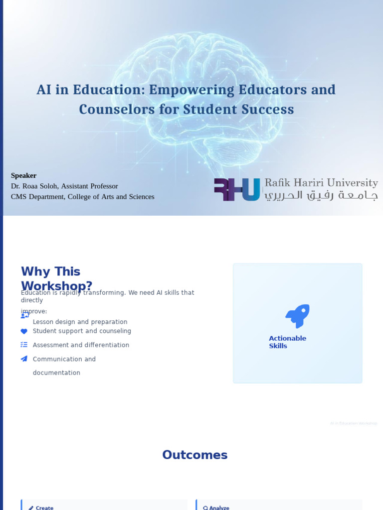 AI Tools for Educators and Counselors | PDF | Artificial Intelligence ...