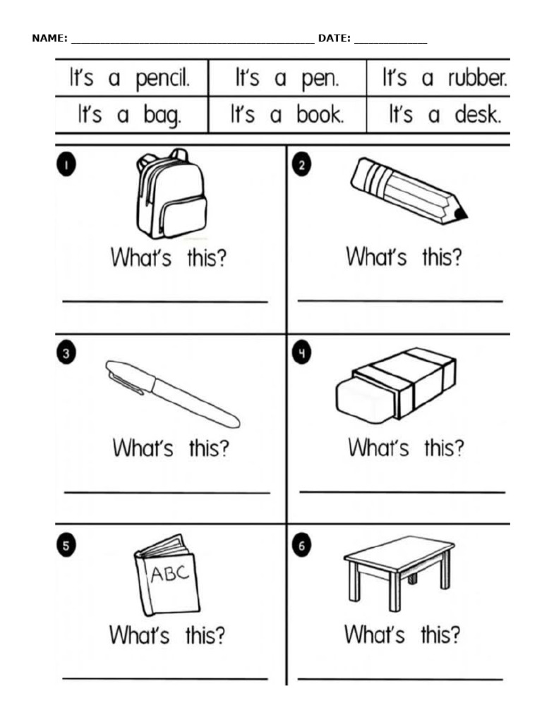 Student Activity Worksheet Template | PDF