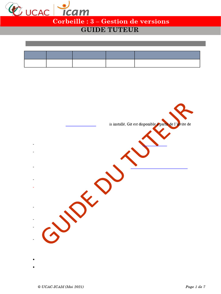 Guide d'utilisation de Git et GitHub | PDF | Gestion de versions | Logiciel