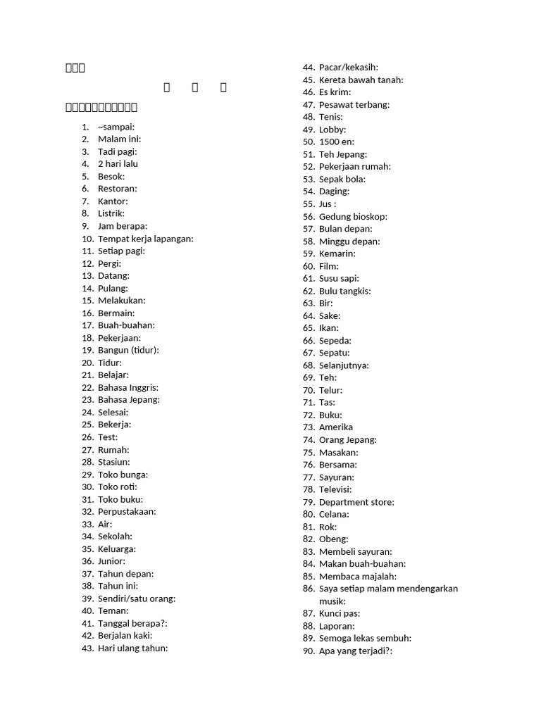 Soal Ulangan Bab 5 Dan 8 | PDF