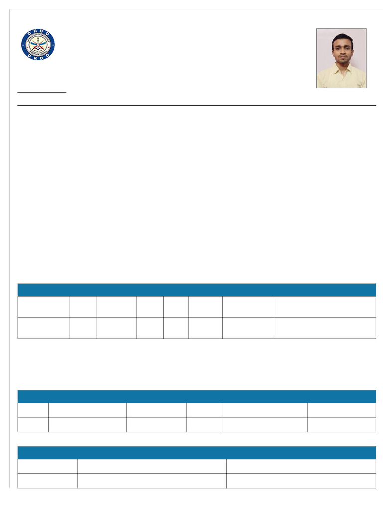 DRDO Scientist-B Application: Somil Gupta | PDF