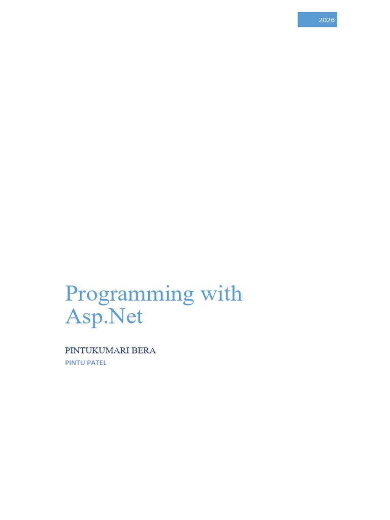 ASP.Net Framework Overview and Benefits | PDF | Active Server Pages ...