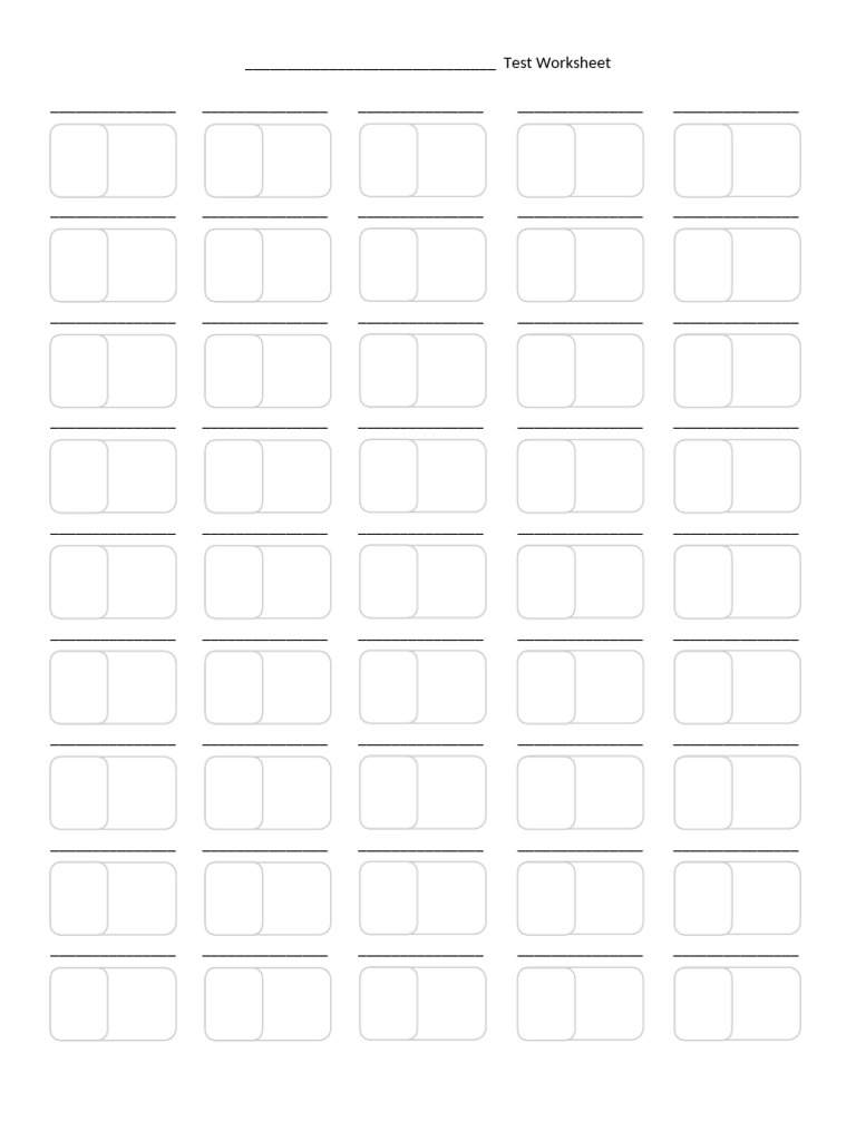 WC or Colored Pencil Test Sheet - Copy | PDF