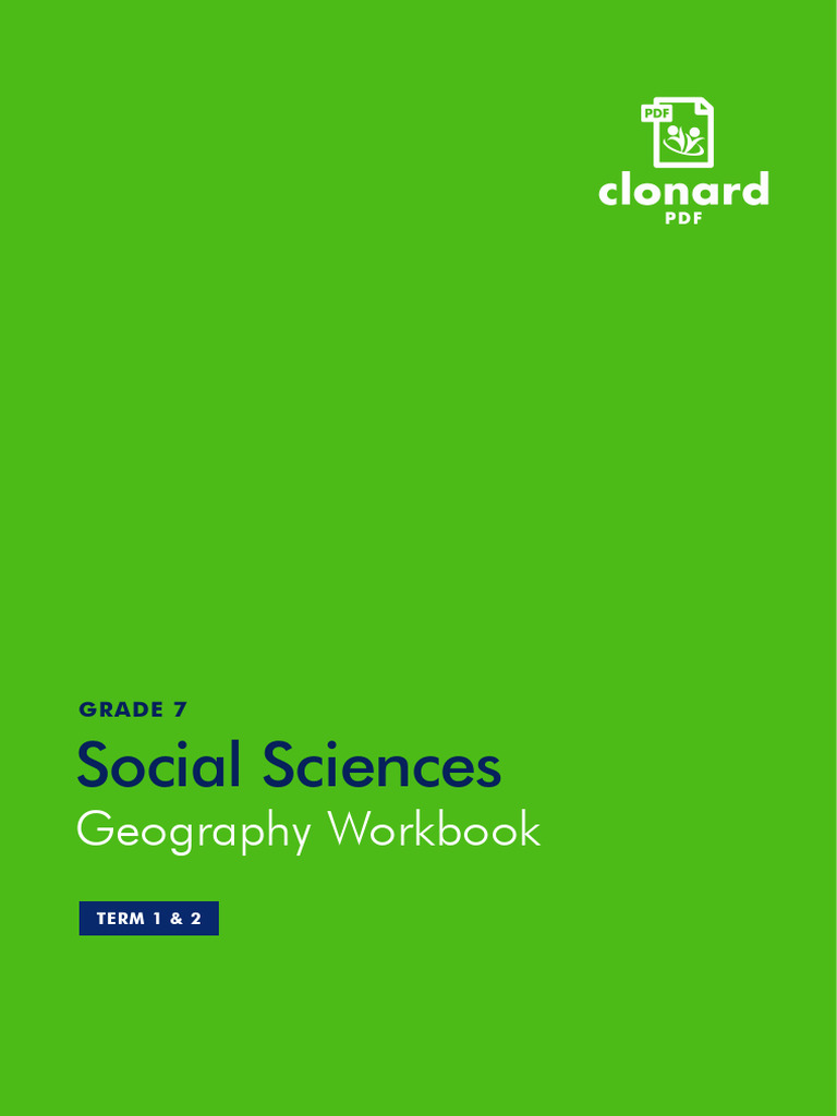 Grade 7 Geography Workbook: Term 1 & 2 | PDF | Crust (Geology) | Plate ...