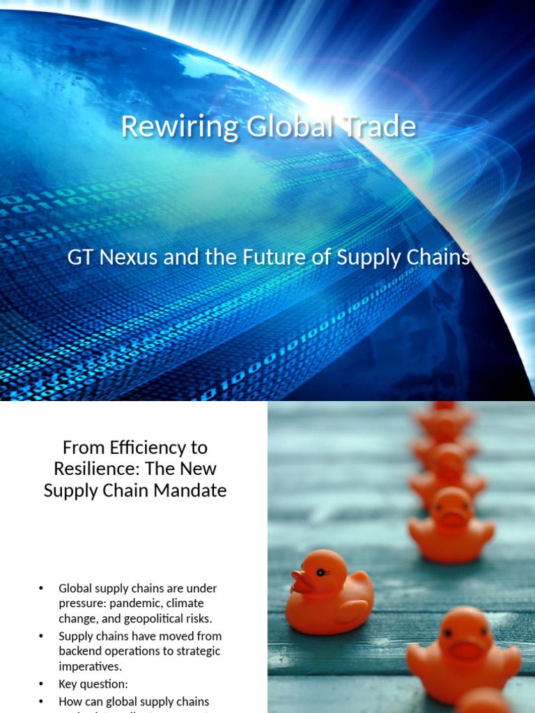 Future of Resilient Global Supply Chains | PDF | Supply Chain | Business