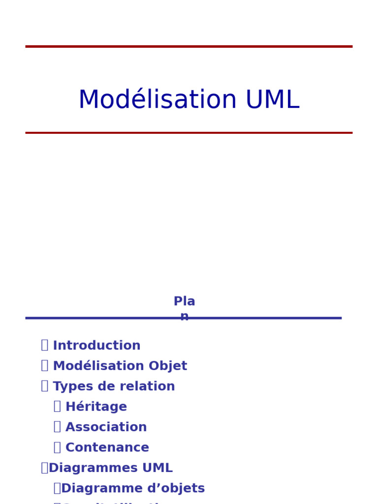Modélisation UML : Concepts et Diagrammes | PDF | Langage de ...