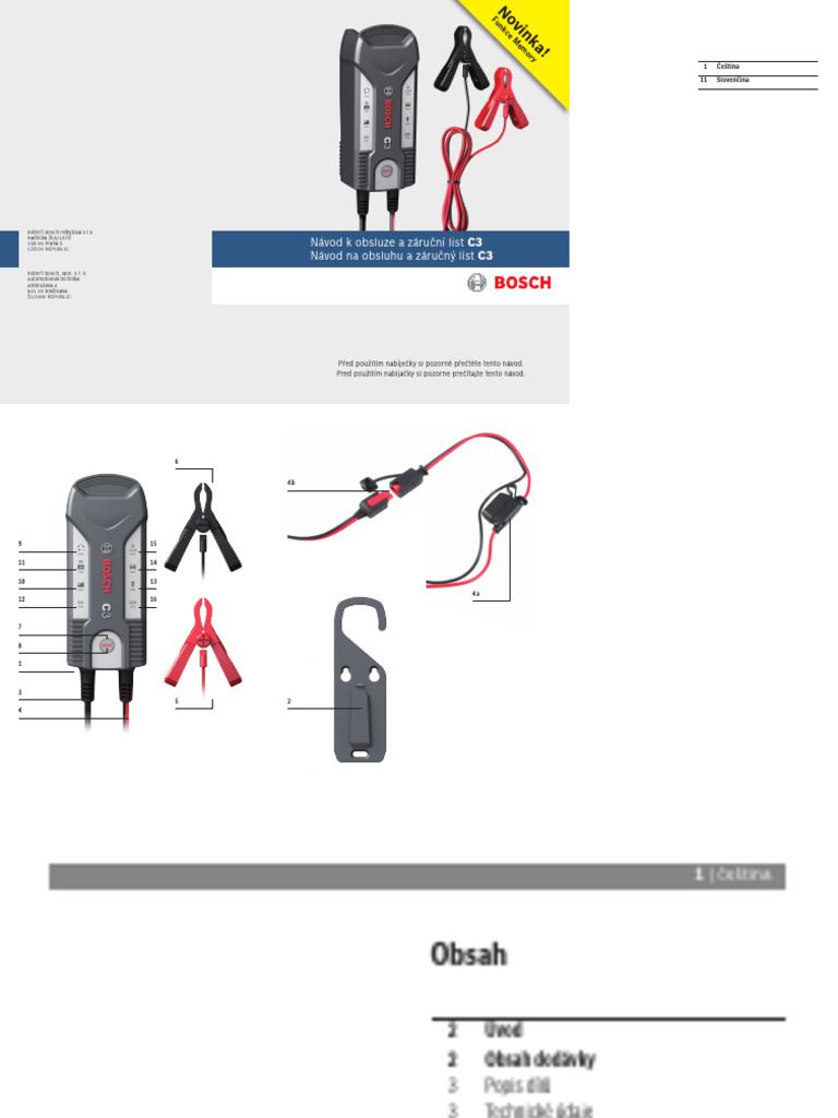 Bosch C3 Anleitung