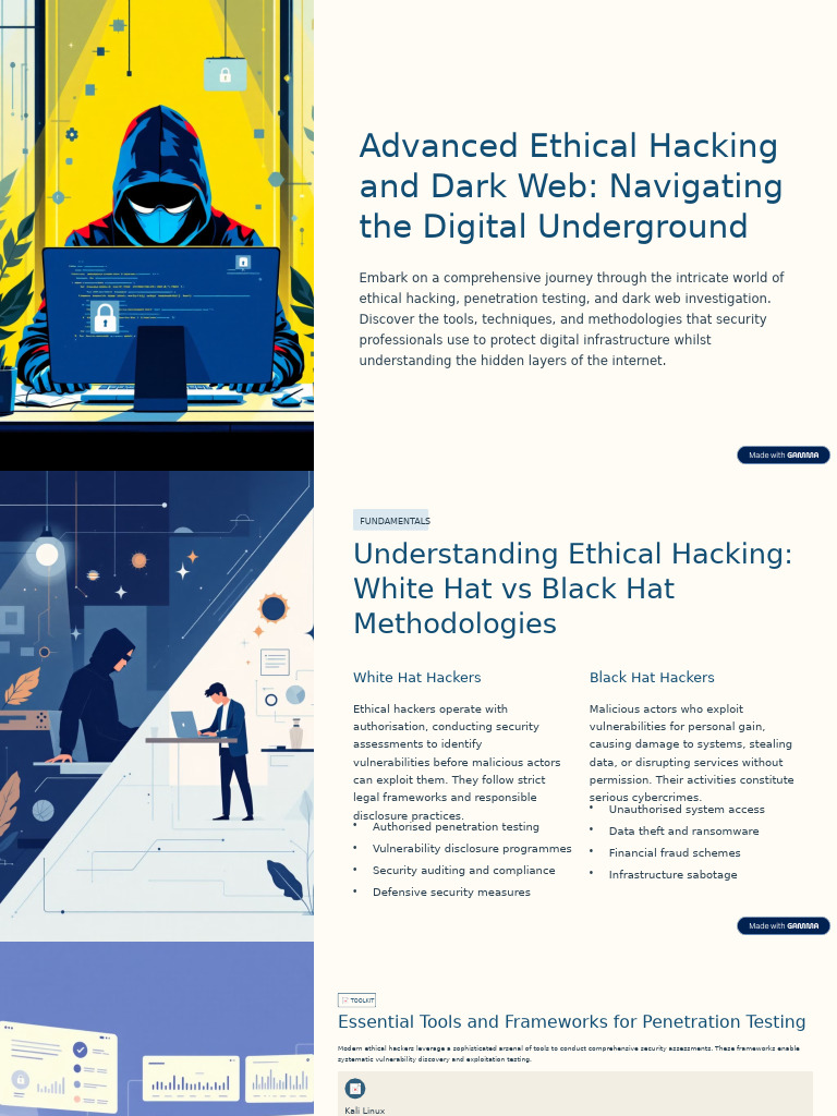 Advanced Ethical Hacking and Dark Web Navigating the Digital ...
