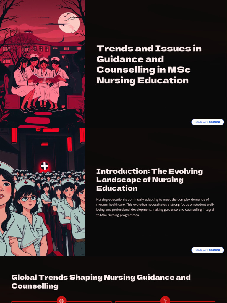 Trends and Issues in Guidance and Counselling in MSc Nursing Education ...