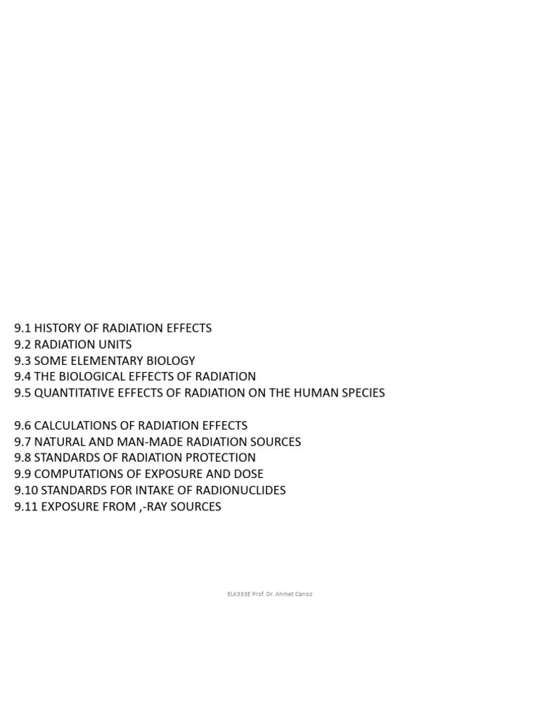 Radiation Protection in Nuclear Engineering | PDF | Absorbed Dose ...