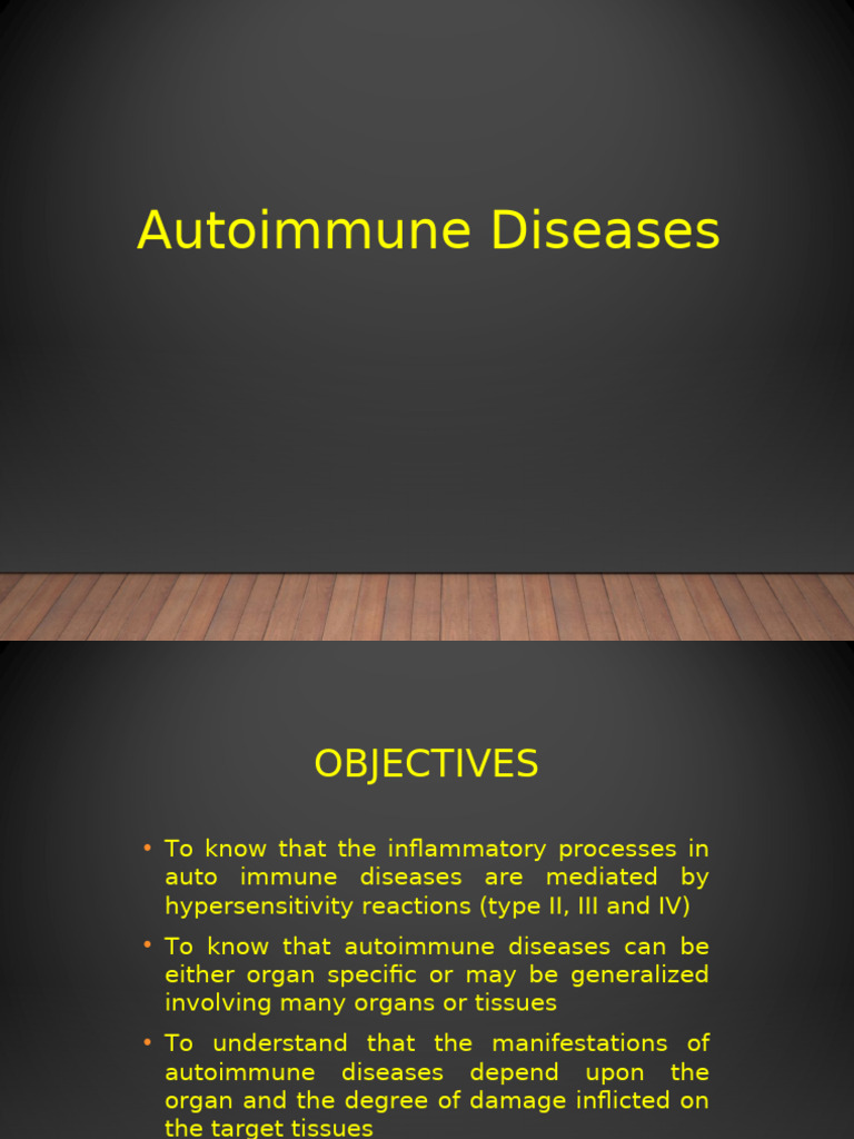 Autoimmune Diseases | PDF