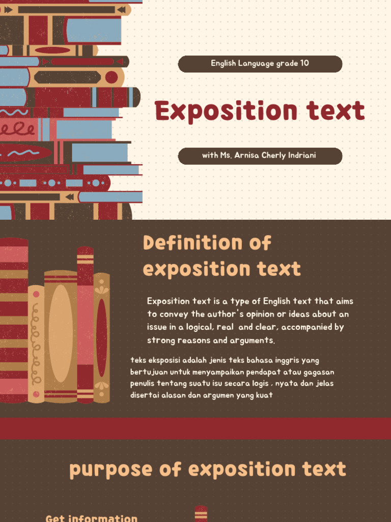 Understanding Exposition Texts in English | PDF | Argument | Critical ...