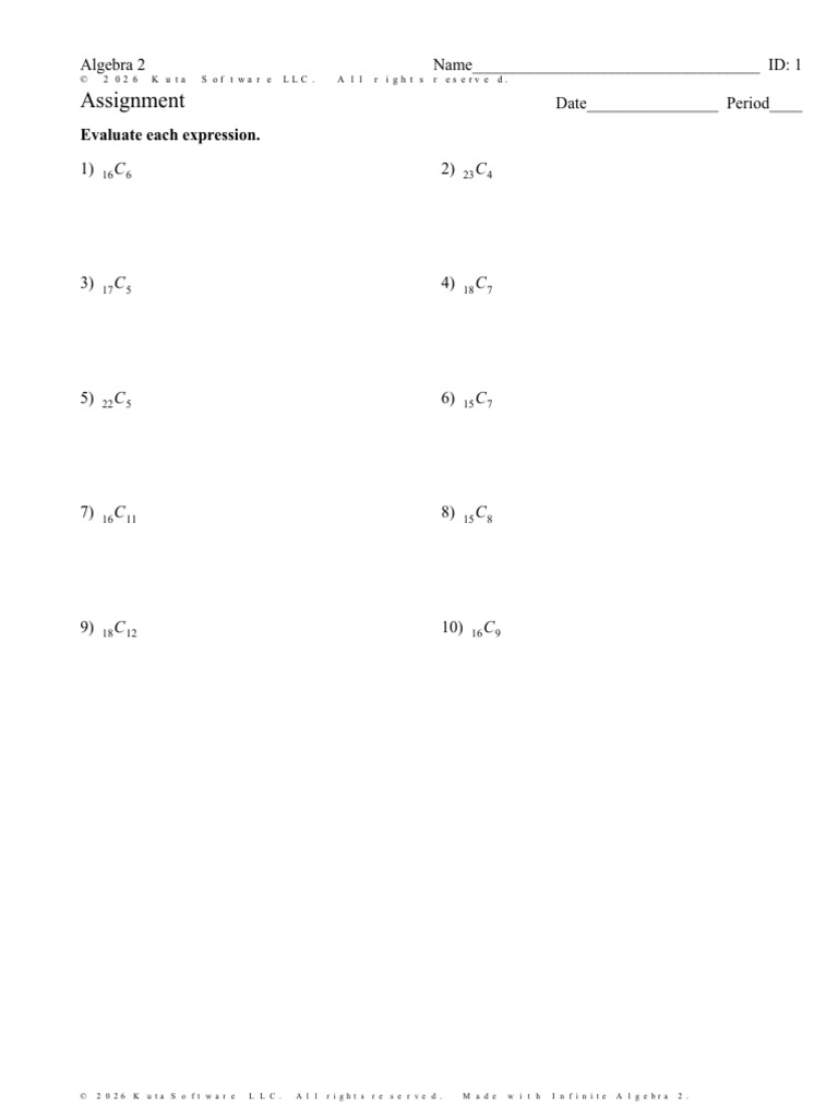 Quiz On Combinations - Basic | PDF