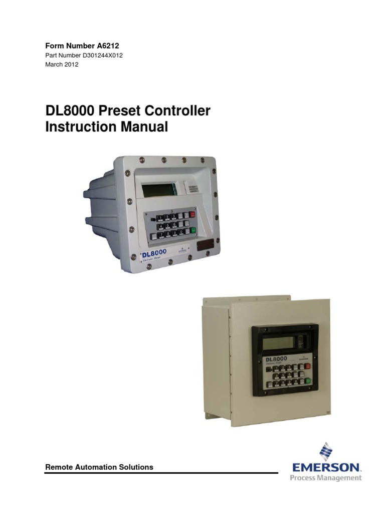 DL8000 02 Programmable Logic Controller Central Processing Unit
