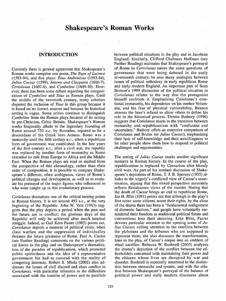 Shakespeare Roman - SC-v94-p129-272 | PDF