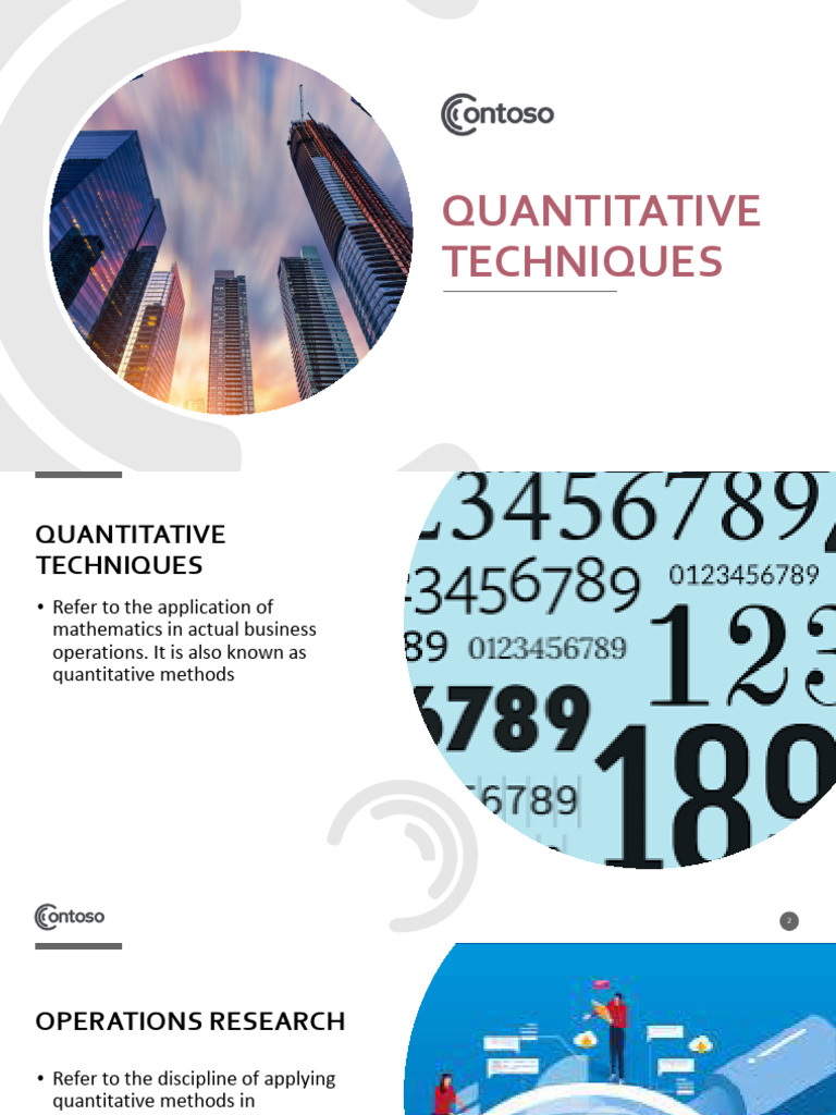 Quantitative Techniques in Project Management | PDF