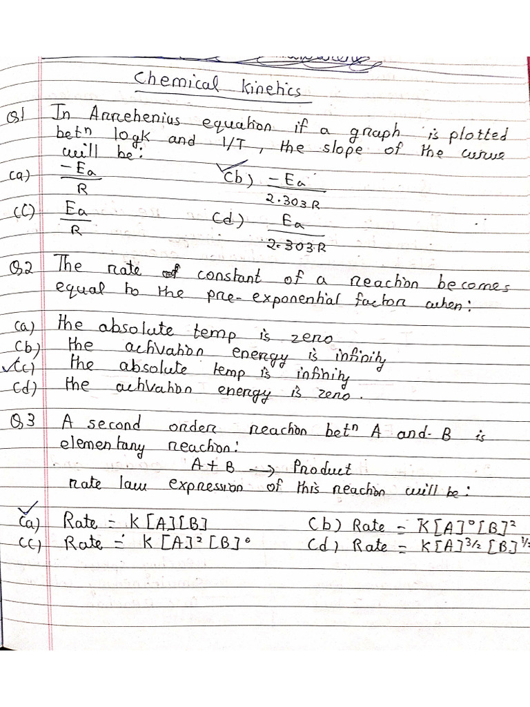 Chemistry CH 3 Revision Assignment | PDF