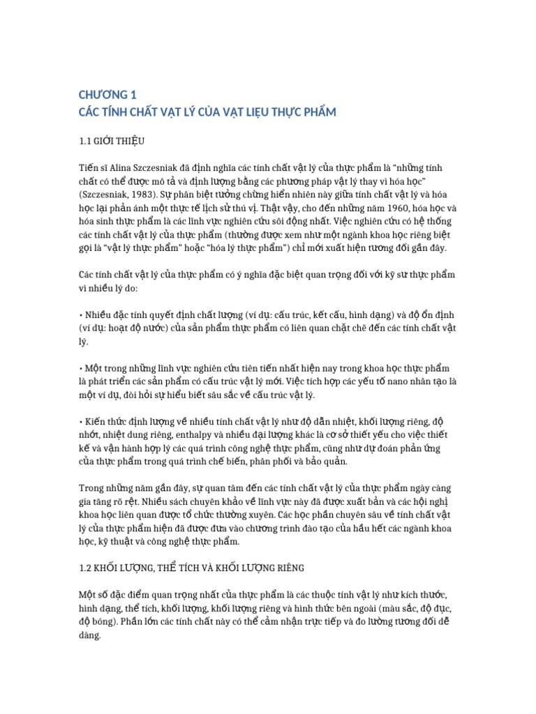 Ban Dich Ky Thuat Qua Trinh Thuc Pham File 4 Chapter 1 | PDF