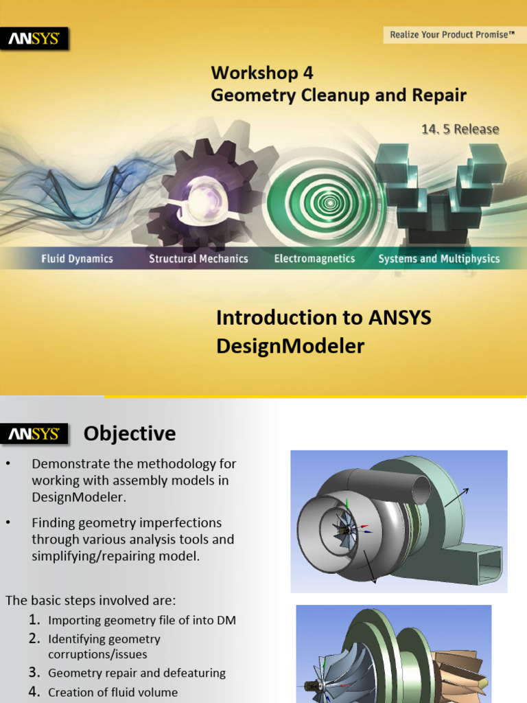 ANSYS DesignModeler Geometry Repair Guide | PDF | Computing