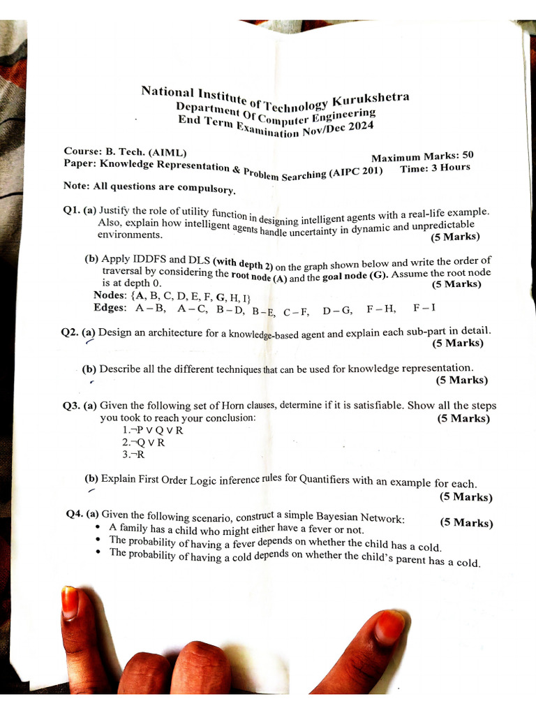 Sem 3 End Sem Question Papers | PDF