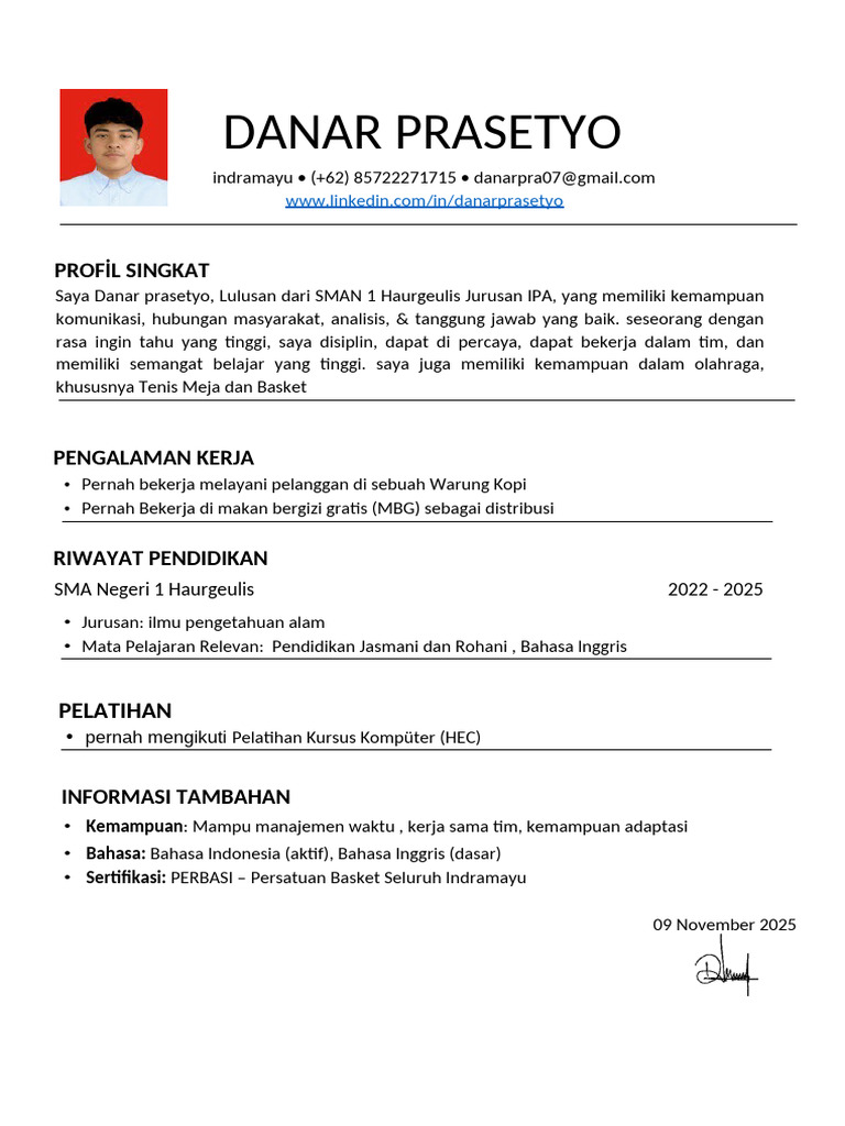 CV Baru | PDF