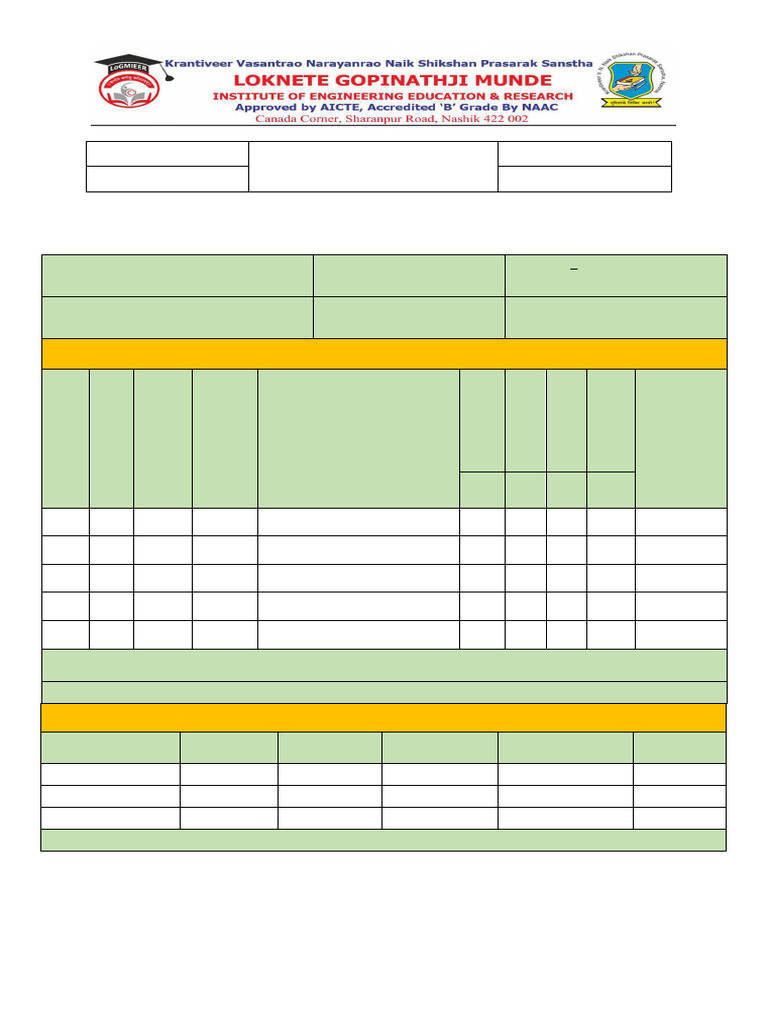 Engineering Mathematics-I Assessment Sheet | PDF