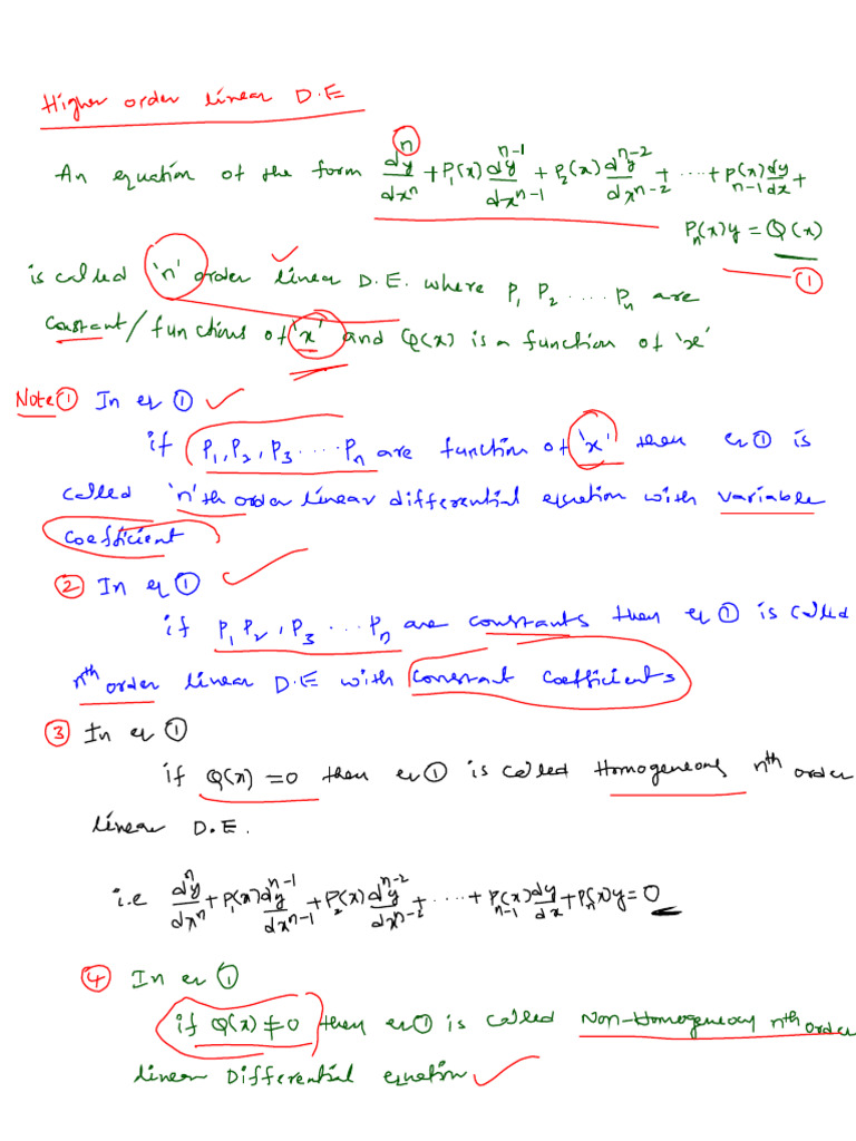 Unit II ODE-2 | PDF