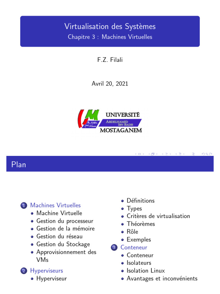 Machines Virtuelles et Hyperviseurs | PDF | Machine virtuelle ...