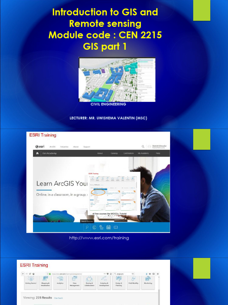 Introduction to GIS I | PDF | Geographic Information System | Errors ...