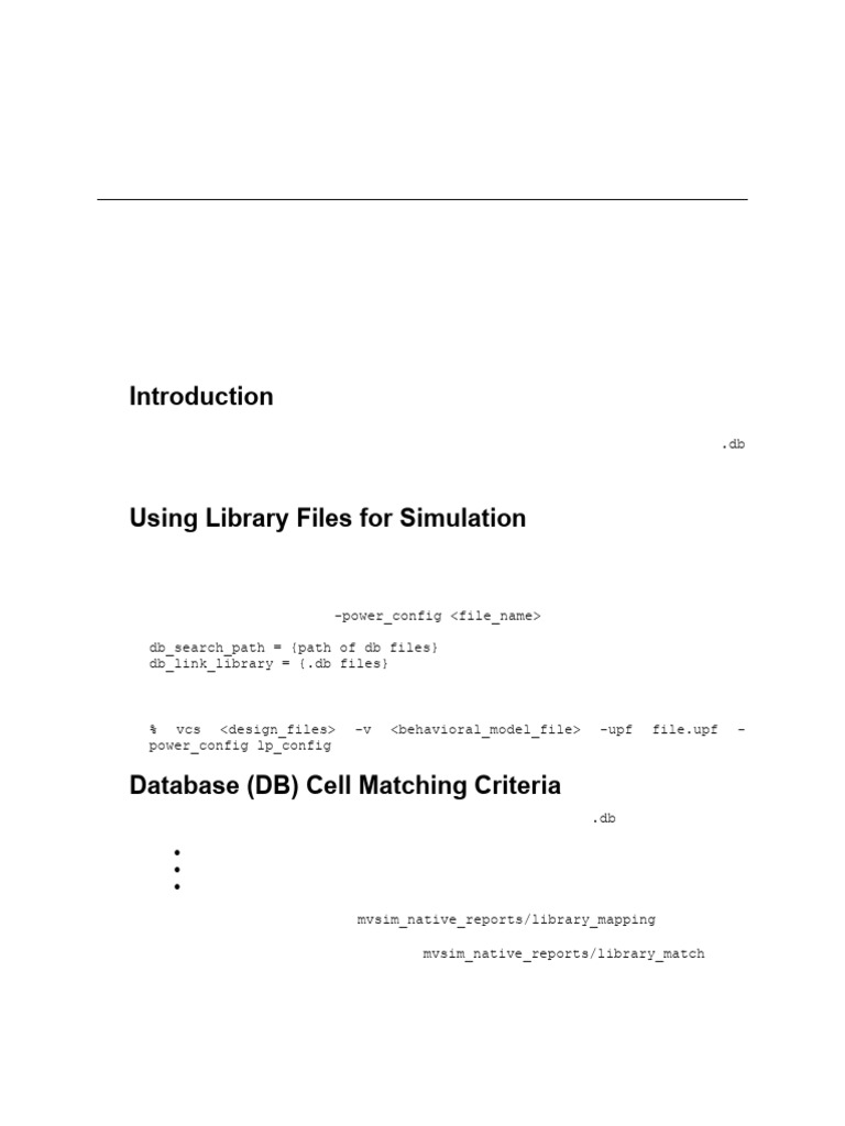 Power Aware Gate-Level Simulation Guide | PDF | Software Engineering ...