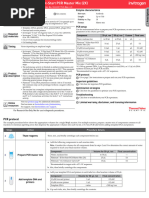 PrimeSTAR GXL DNA Polymerase Manual | PDF | Polymerase Chain Reaction ...