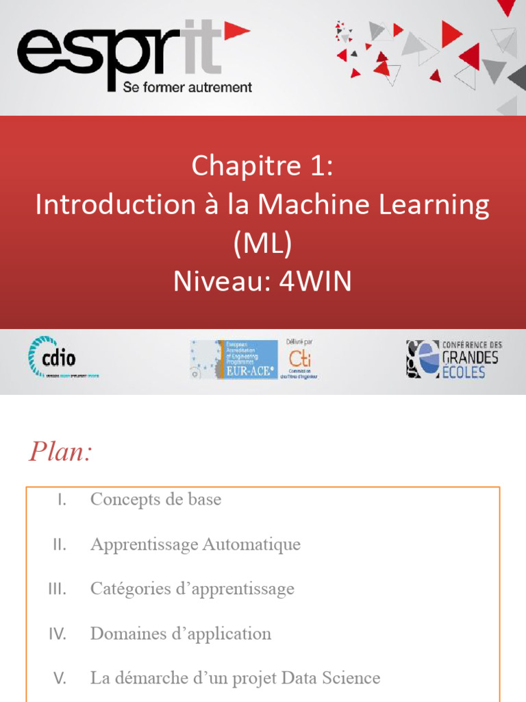 Introduction au Machine Learning et ses applications | PDF