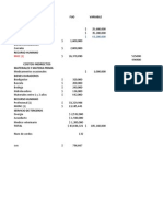 Tablas de Excel - Segundo - Informe - Economia Final Economia Gropecuaria Trabajo Universidad Nacional Sede Medellin