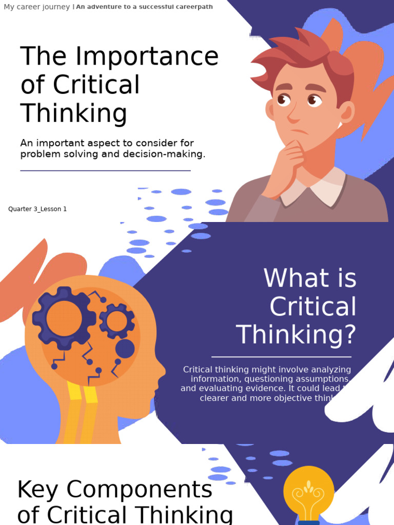 Importance of Critical Thinking Skills | PDF