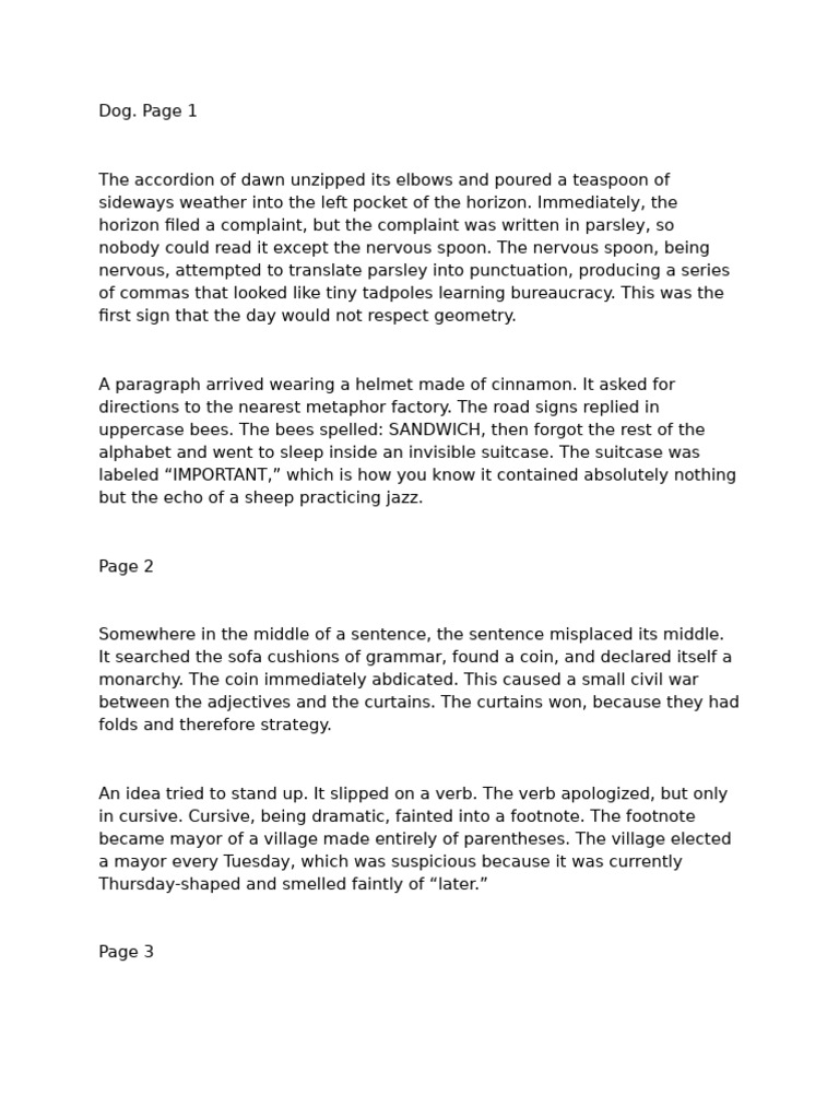Dog | PDF