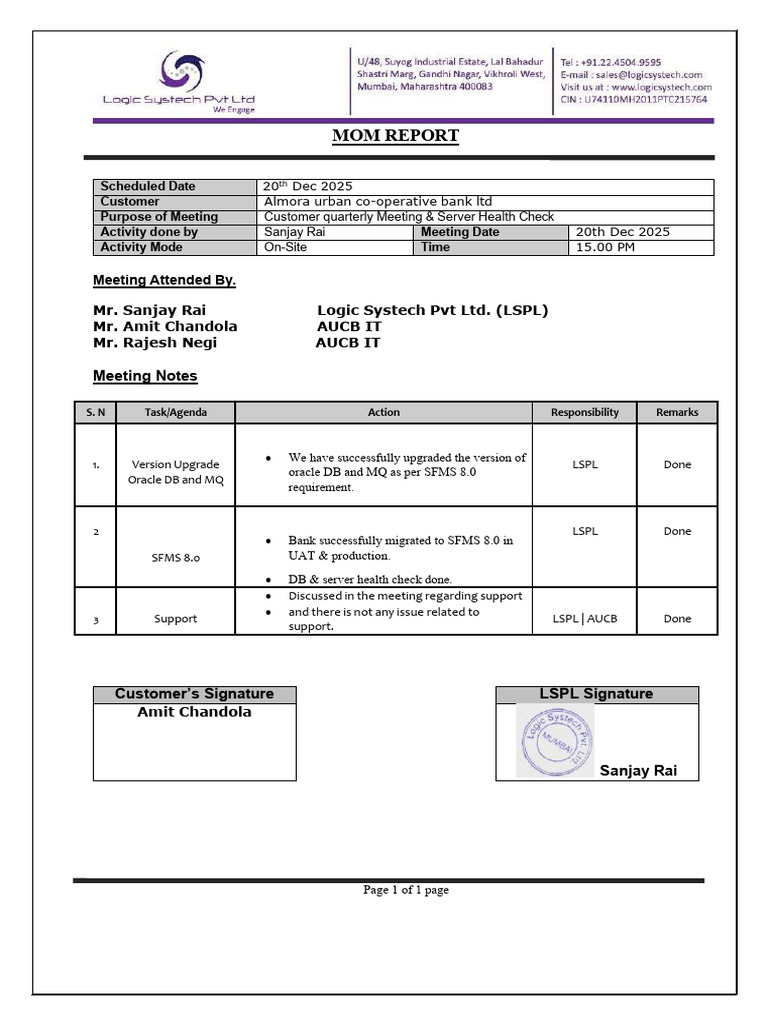 Aucb Mom Report Dec2025 | PDF