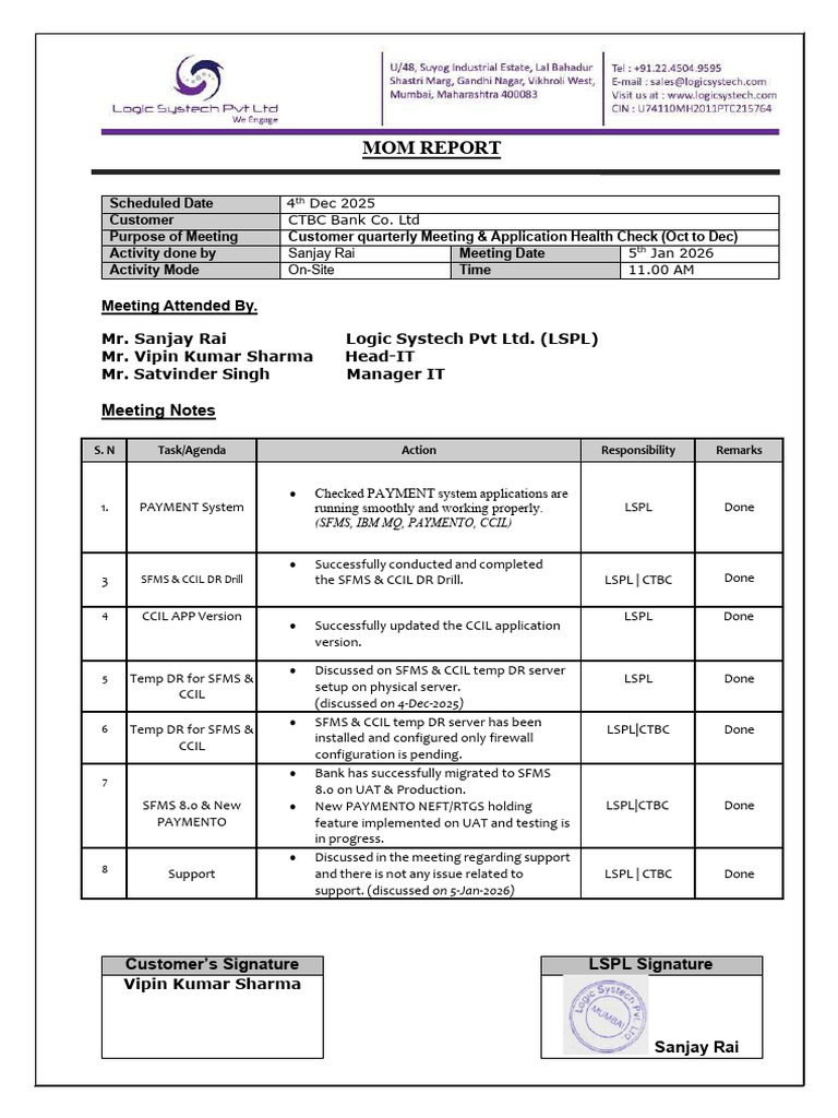 Ctbc Mom Report Dec2025 | PDF | Computing | Software