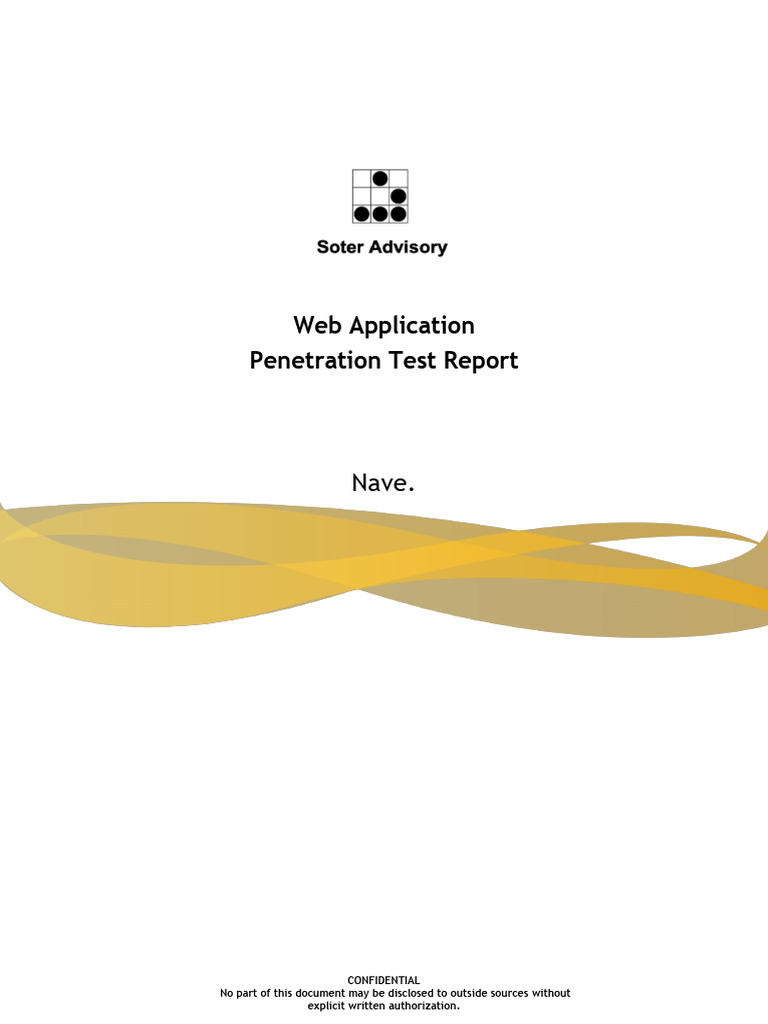 Nave Web App Penetration Test Report | PDF | Password | Security