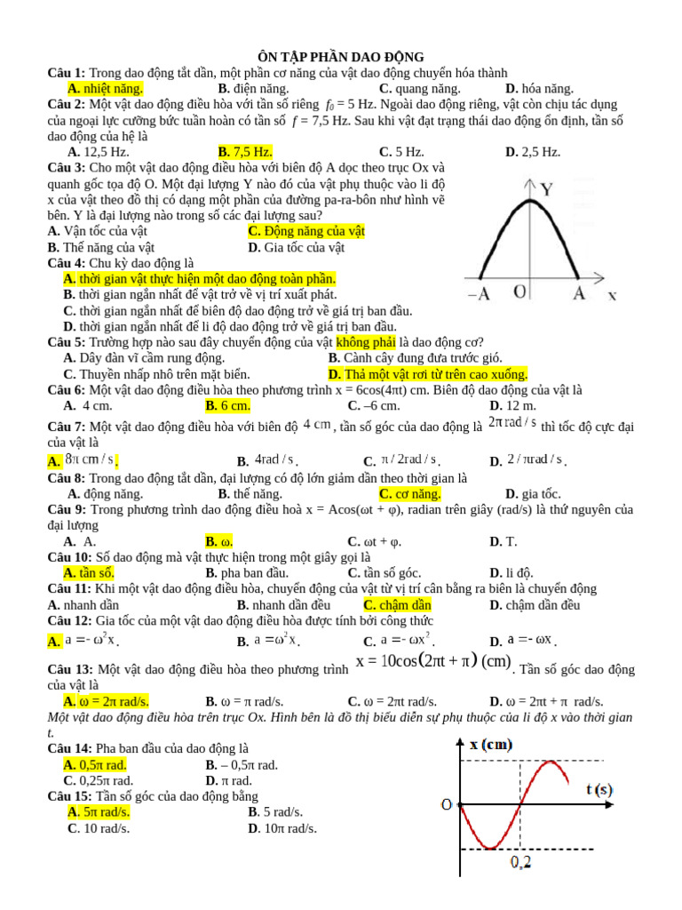 Ôn GK 1 | PDF