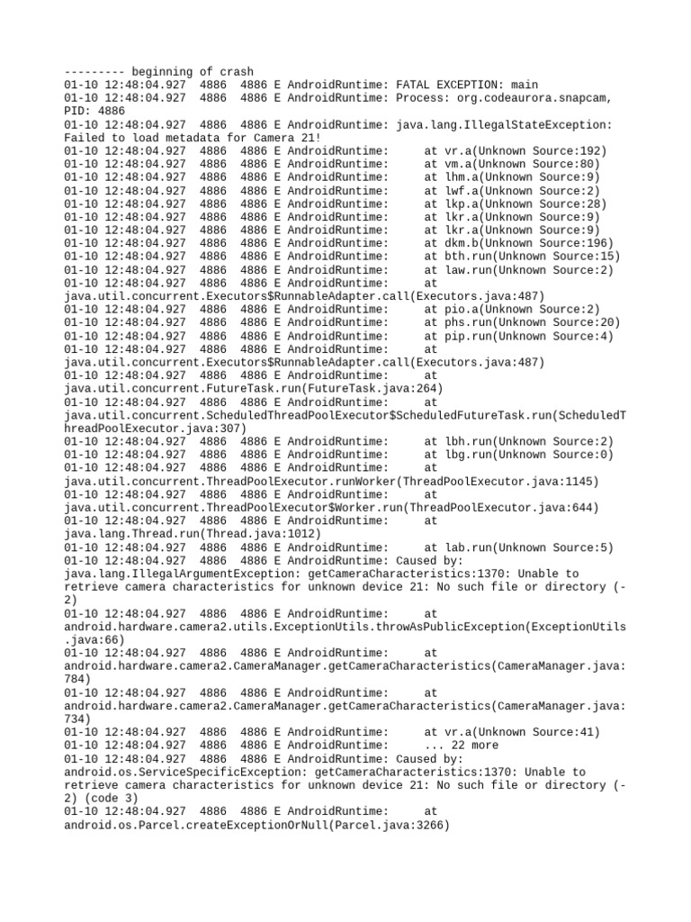 Log Cat 1768025428712 | PDF | Java (Programming Language) | Android ...